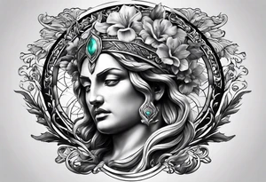 7 steps leading to Zeus tattoo idea
