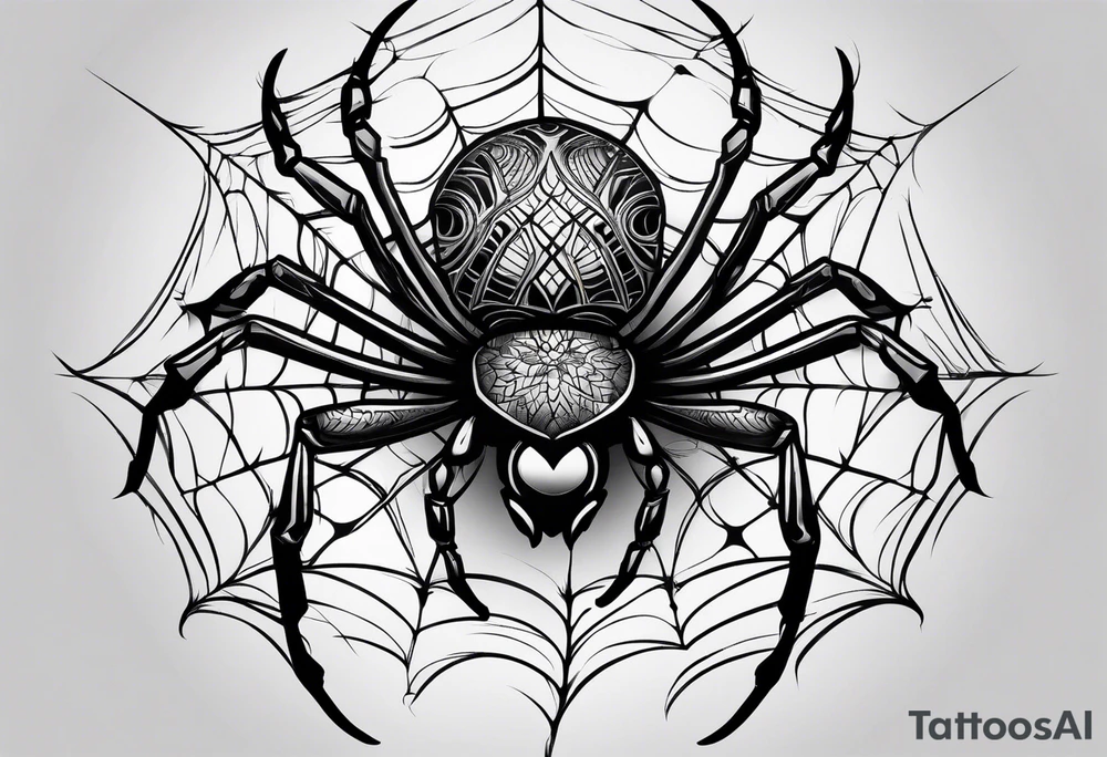 spider tattoo idea