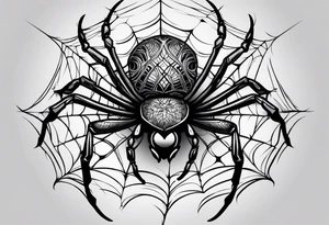 spider tattoo idea
