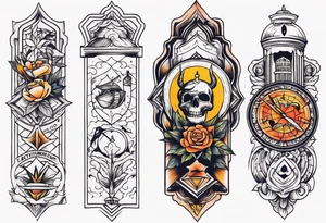 tattoo for full sleeve, old school style tattoo idea