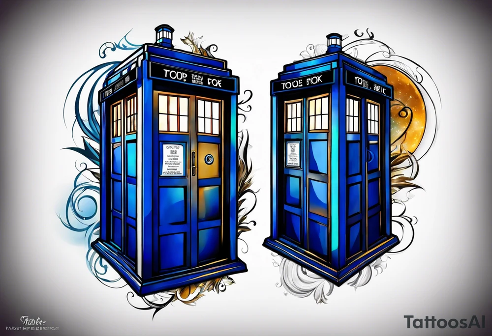 Tardis. tattoo idea