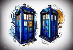 Tardis. tattoo idea