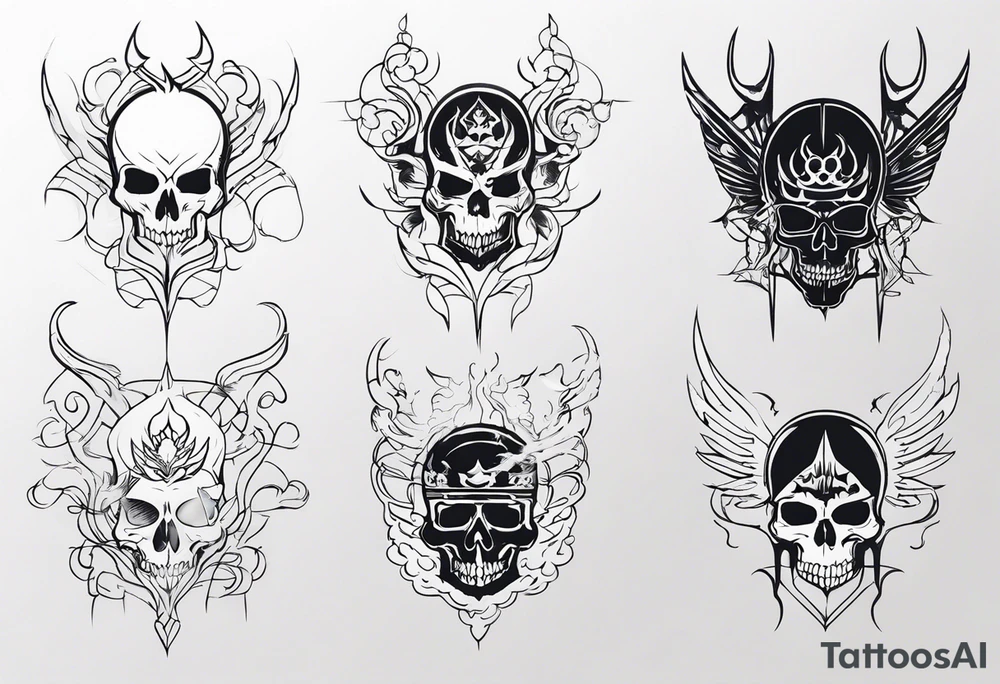 mist death tattoo idea
