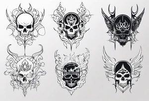 mist death tattoo idea