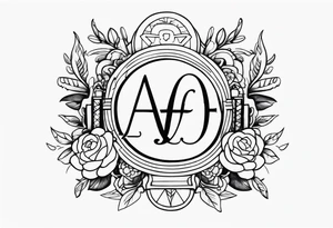 family font tattoo idea