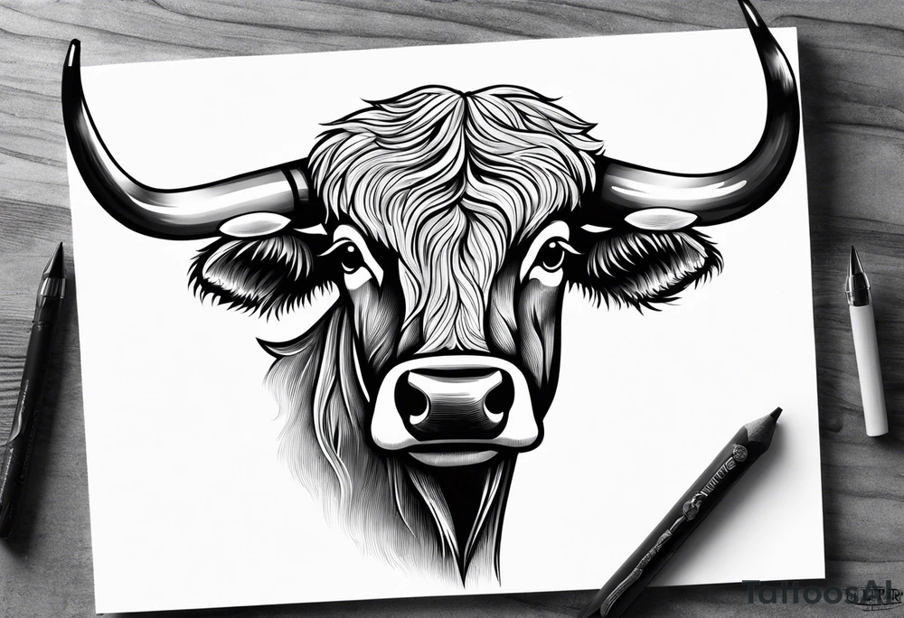 Texas longhorns and A&M aggies tattoo idea