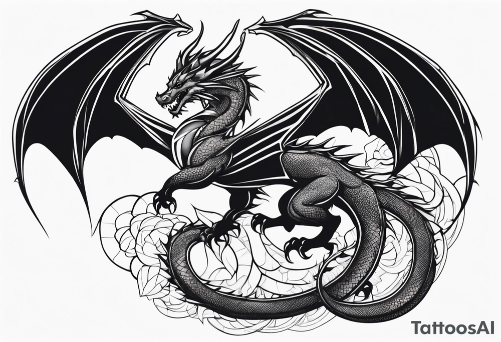 a dragon tattoo idea