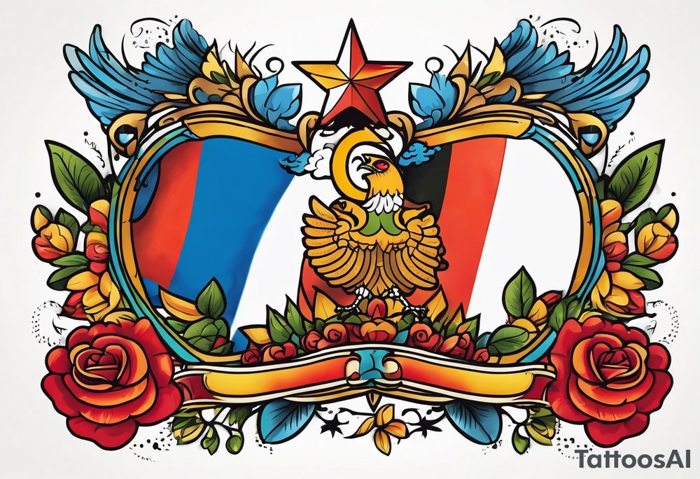 Russia Germany tattoo idea