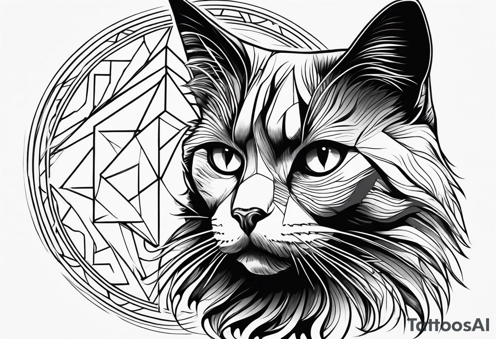 Black Cat tattoo idea