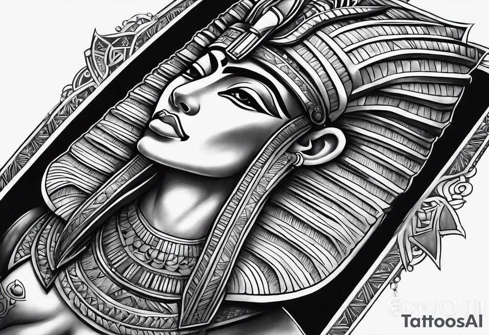 egyptian, sword, chest tattoo tattoo idea