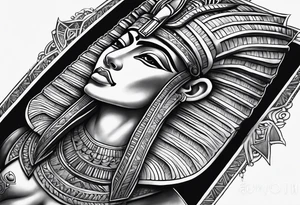 egyptian, sword, chest tattoo tattoo idea