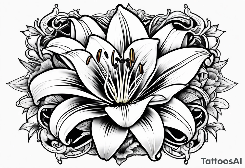 Lily name tattoo idea