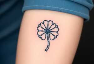 A five leaf clover grimoire from black clover tattoo idea