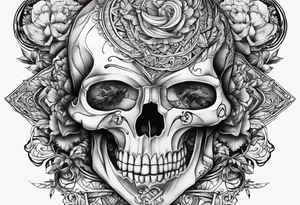Infinito con diseño de ritmos cardiacos tattoo idea