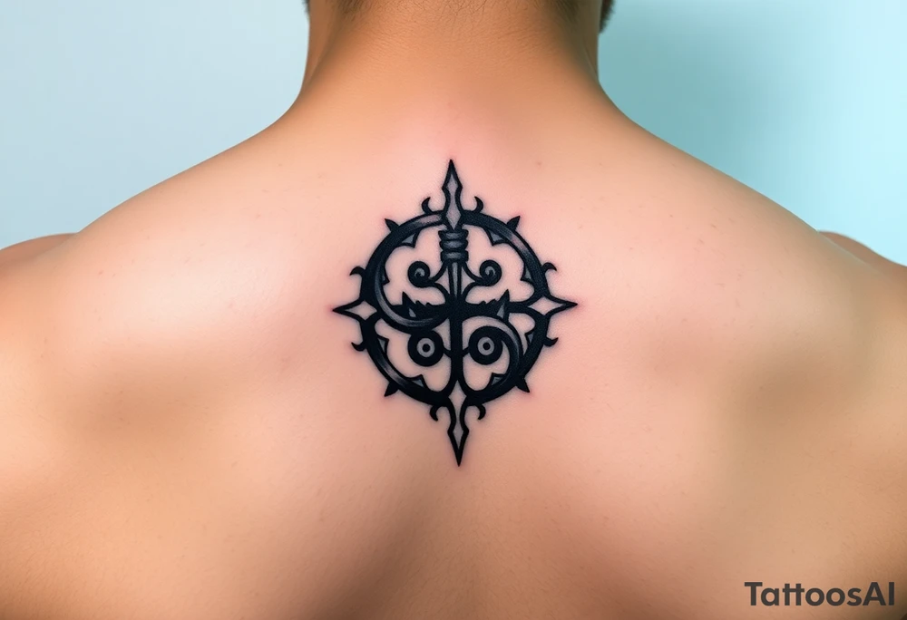 Gye nyame Ghana symbol tattoo idea