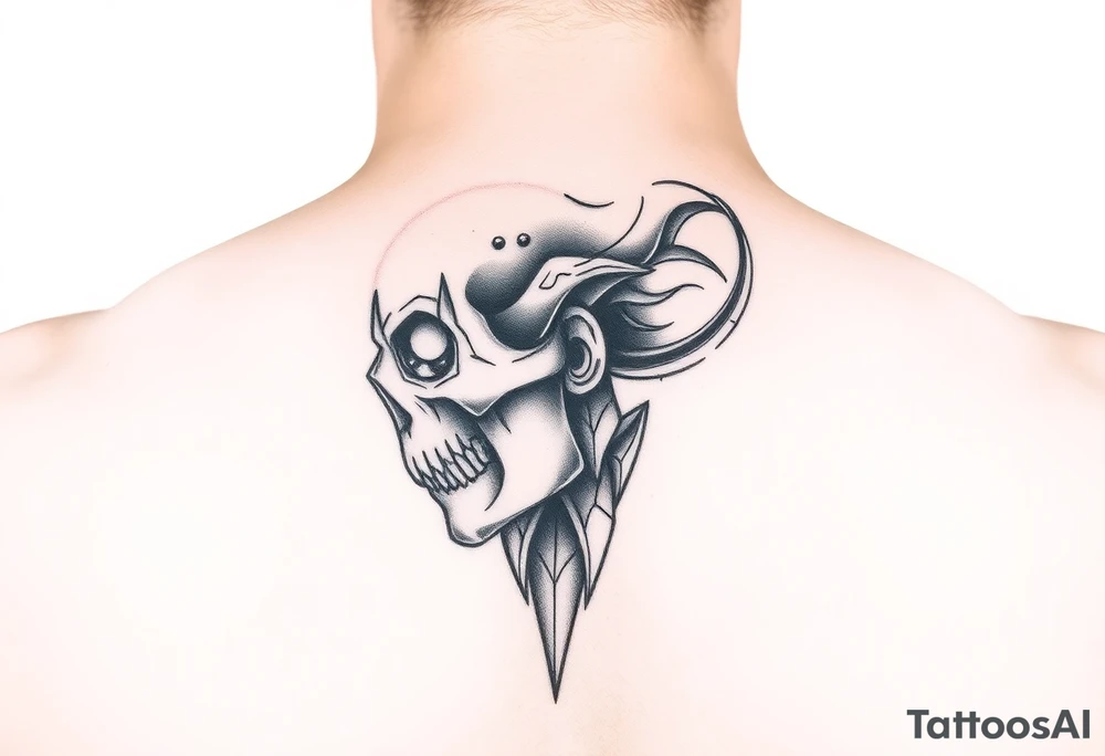 Head tattoo tattoo idea
