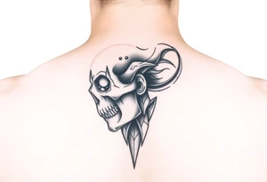 Head tattoo tattoo idea
