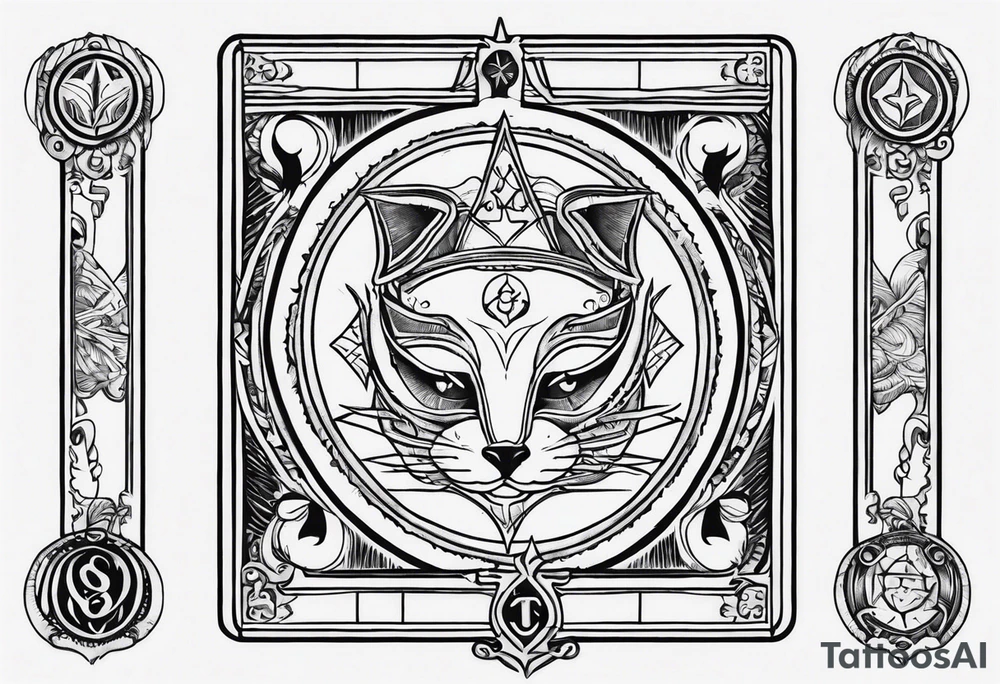 Greed tarot card tattoo idea