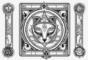Greed tarot card tattoo idea