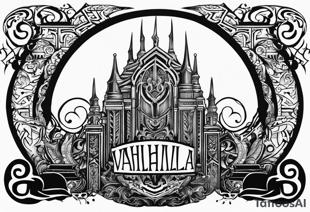 Valhalla steps gates tattoo idea
