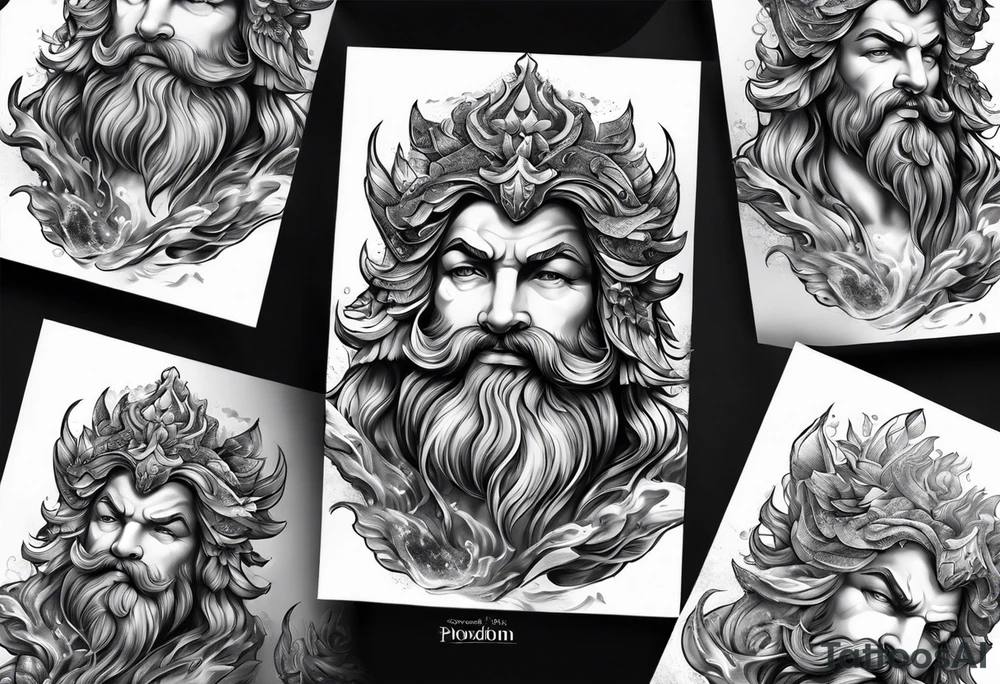 Poseidon tattoo idea