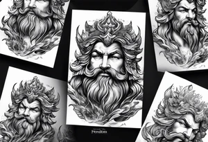 Poseidon tattoo idea