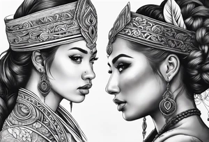 Three moirai tattoo tattoo idea