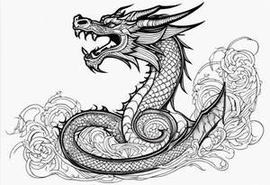 Dragon tattoo idea