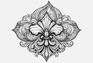 Fleur de lis tattoo idea