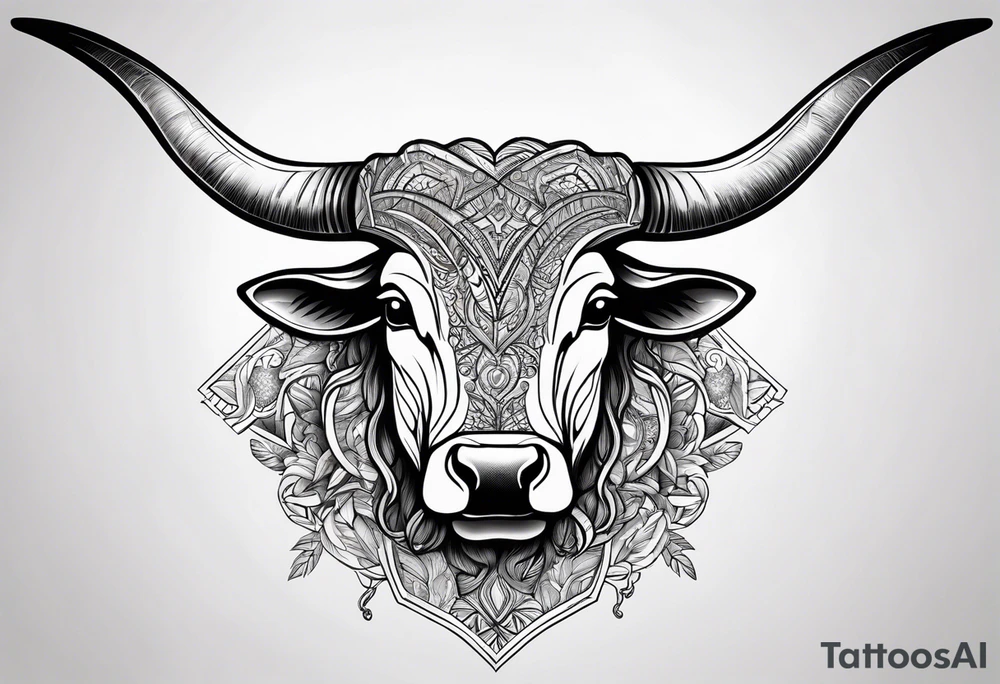 cybersigilism Longhorn tattoo idea