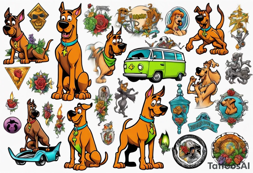 scooby doo tattoo idea