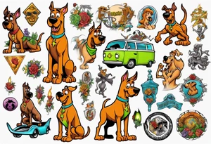 scooby doo tattoo idea