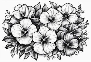more violets than roses tattoo idea