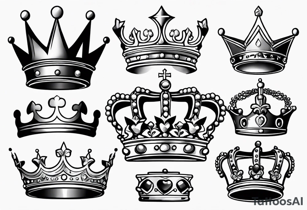 crowns tattoo idea