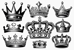 crowns tattoo idea