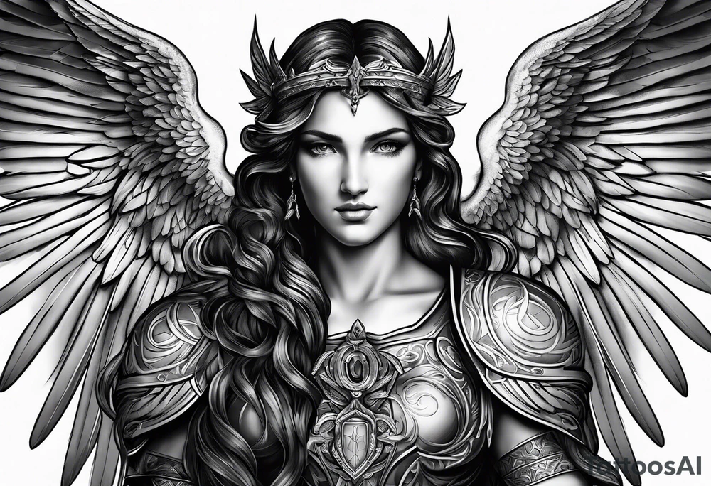 archangel Raphael tattoo idea