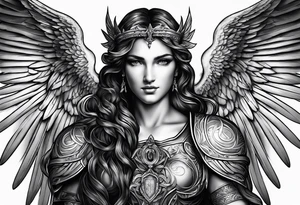 archangel Raphael tattoo idea