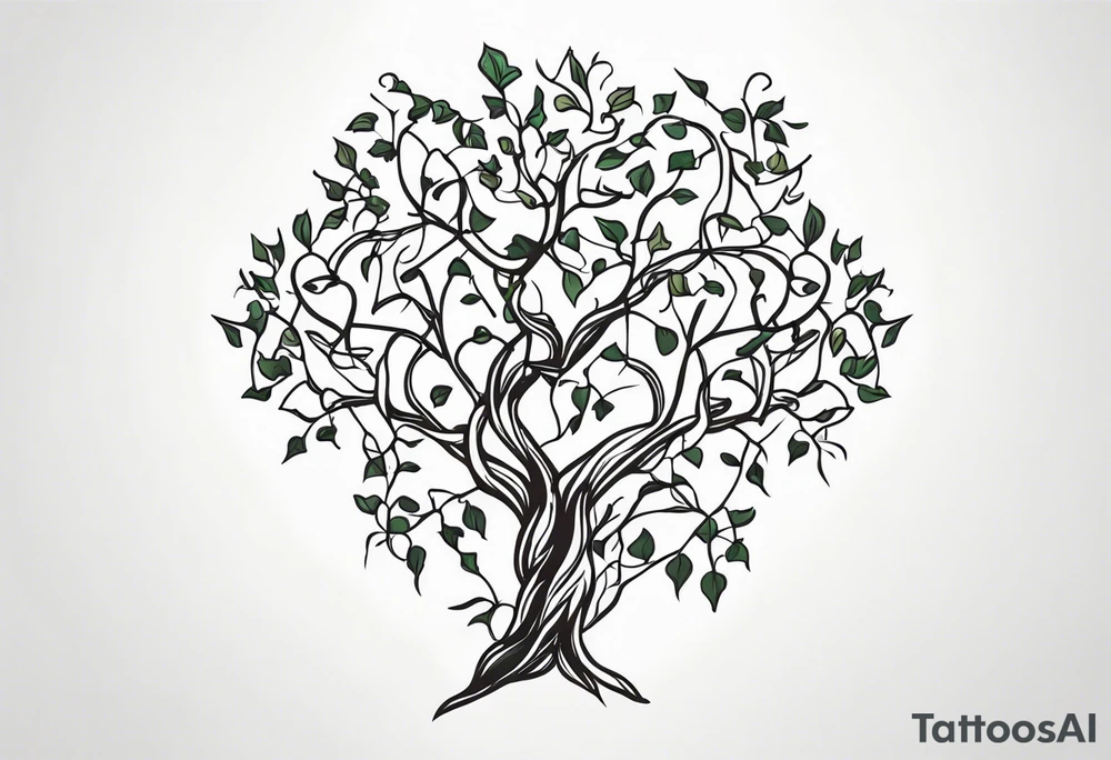 Ivy Roots tattoo idea