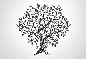 Ivy Roots tattoo idea
