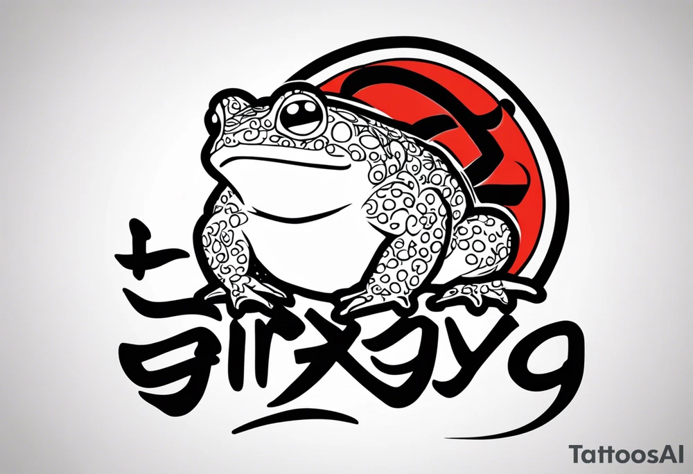 Jiraiya Naruto Gamakichi toad tattoo idea