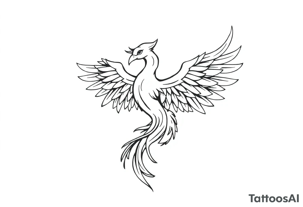 Master and phoenix tattoo idea