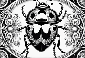 Lady bug tattoo idea