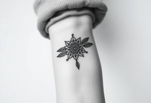 spiritual feathers ornamental mandala indian shaman rune tattoo idea