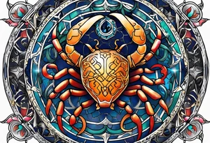 Zodiac cancer tattoo idea