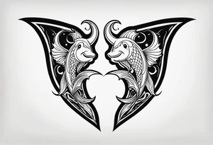 Posiden trident
Pisces tattoo idea