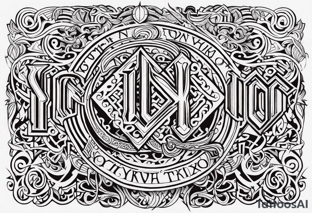 Viking tattoo idea