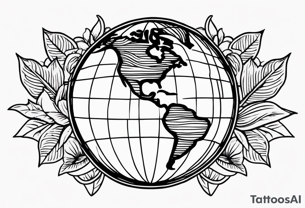 earth



old school vintage simple traditional design 



bold color simple tattoo idea