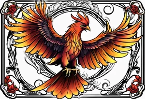 Phoenix tattoo idea