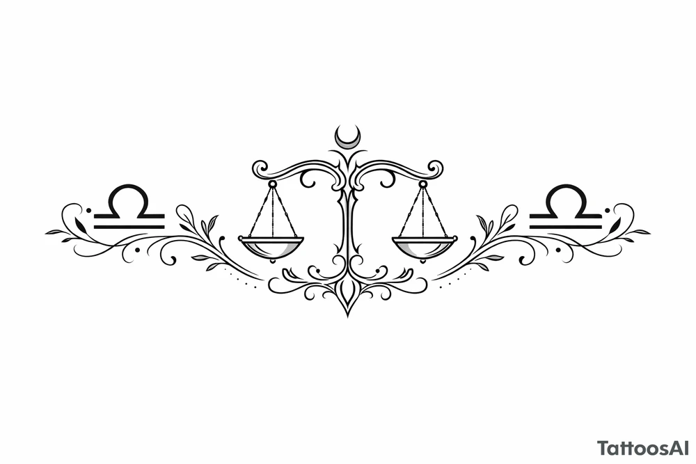 Triple libra tattoo idea