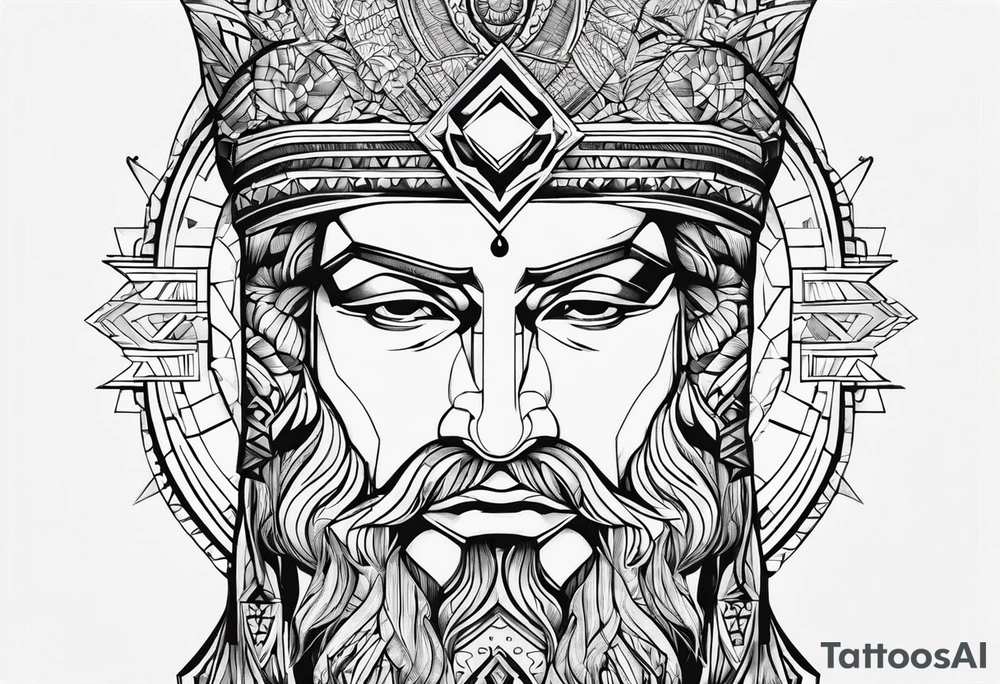 deus egípcio homem em forma de múmia tattoo idea